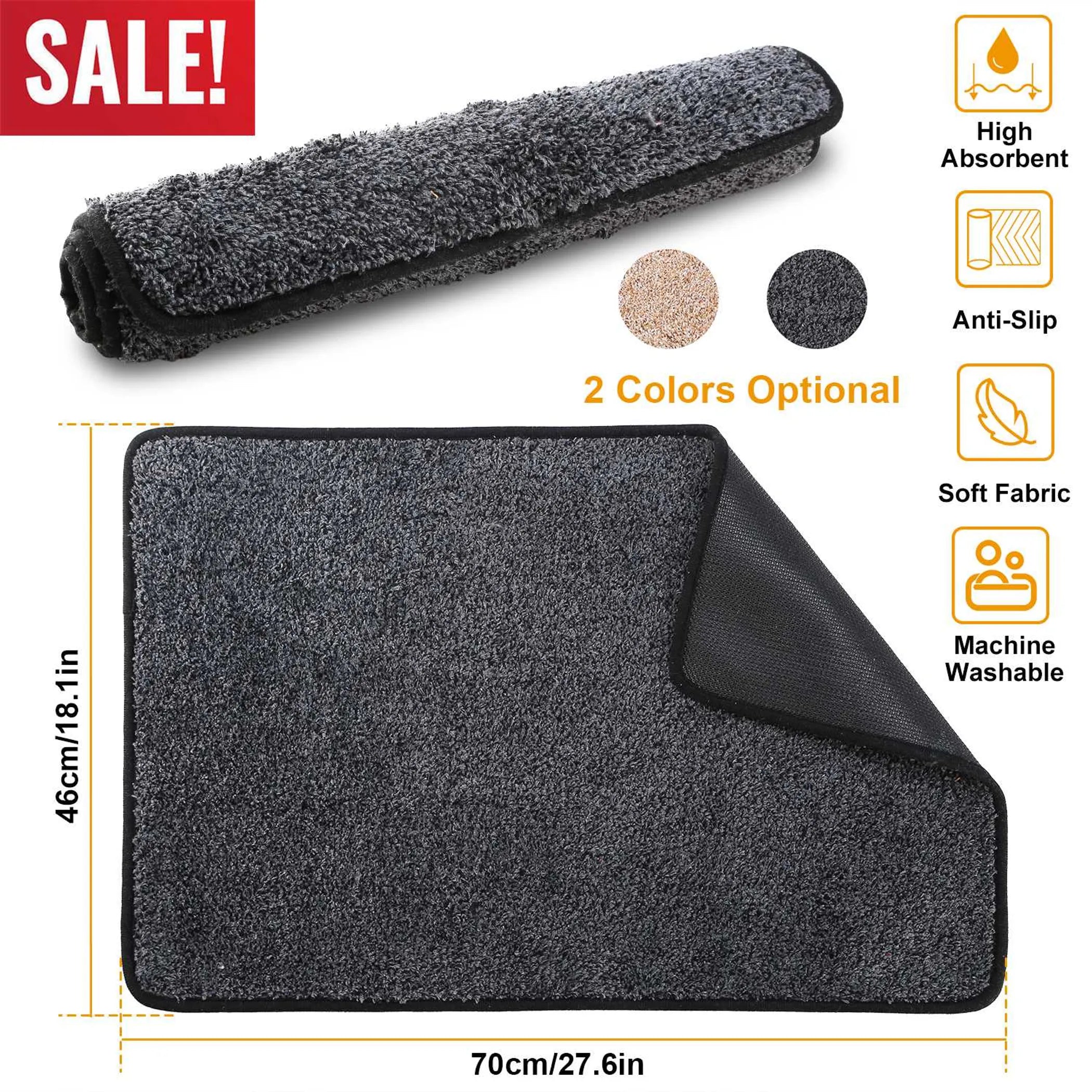 Doormat Super Absorbent Entry Welcome Mat
